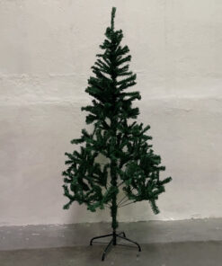 ÁRBOL NAVIDEÑO VERDE PVC 1.5M 1UND