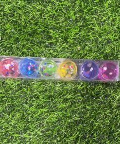 CANDELA DE GERATINA COLORES Y ESTRELLA 1UND (6PCS)