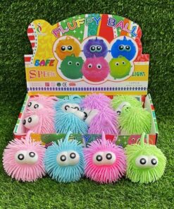 SQUISHY BOLA CON PELOS 1UND