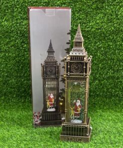 ADORNO NAVIDEÑO DE BIG BEN CON MÚSICA 1UND
