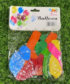 GLOBOS DE FELIZ CUMPLEAÑO 1UND (10PCS)