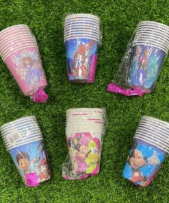 VASO PAPEL DE PERSONAJE DISNEY 1UND (10PCS)