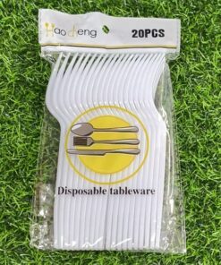 TENEDOR PLÁSTICO PARA FIESTA 1UND (20PCS)