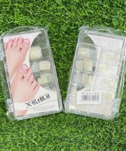 UÑA POSTIZA PARA PIE COLOR PIEL 1UND (100PCS)