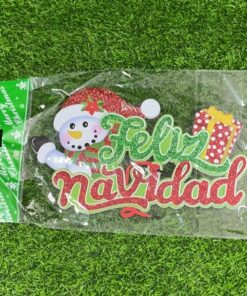 DECORACIÓN NAVIDEÑA DE FELIZ NAVIDAD 1UND