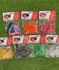 SET DE GLOBOS MATE DE COLOR LISO 10" 1UND (10PCS)