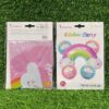 SET DE GLOBO METÁLICO DE BIRTHDAY Y ARCOIRIS 1UND (5PCS)