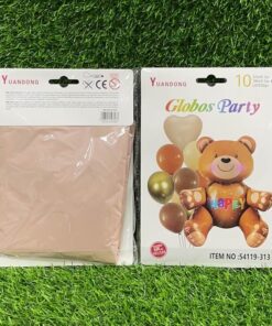 SET DE GLOBOS METÁLICO DE OSO 1UND (10PCS)