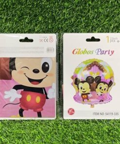 GLOBO METÁLICO DE MINI MICKY Y MINI MINNY 1UND