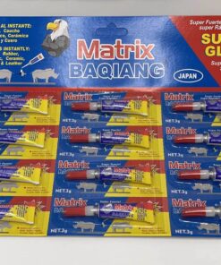 SUPER GLUE MATRIX 1CARTÓN (12PCS)