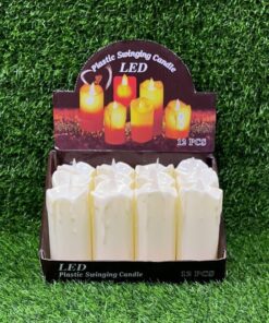 CANDELA PLÁSTICA LED GRANDE 1UND