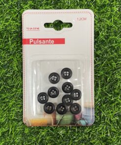 SET DE BOTONES DE NEGRO 1.2CM 1UND (10PCS)