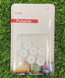 SET DE BOTONES DE BLANCO 1.5CM 1UND (6PCS)