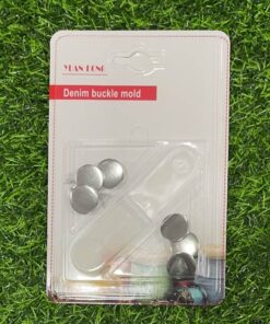 SET DE BOTONES PARA JEANS DE PLATEADO 1UND