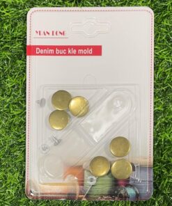 SET DE BOTONES PARA JEANS DE DORADO 1UND