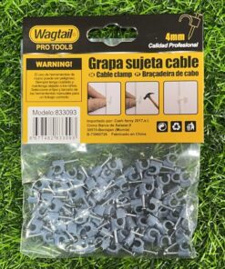 GRAPA SUJETA CABLE 4MM 1UND (75PCS)