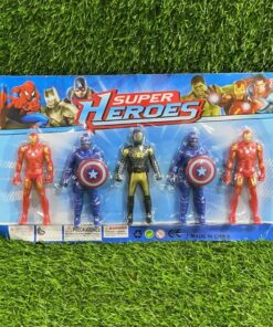 SET DE SUPER HEROES 1UND (5PCS)