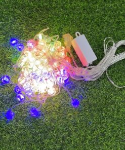 LUZ NAVIDEÑA DE CORTINA DE BOLITA 80 LED 1UND