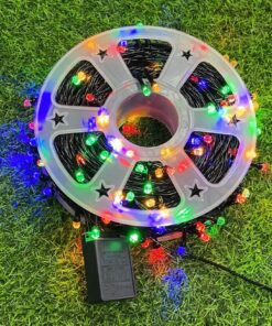 LUZ NAVIDEÑA EN CARRETE LED HEXÁGONO 1UND