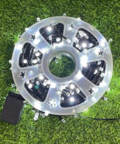 LUZ NAVIDEÑA EN CARRETE LED HEXÁGONO 1UND
