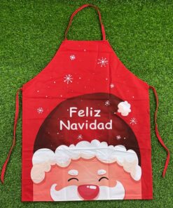 DELANTAL NAVIDEÑO 1UND