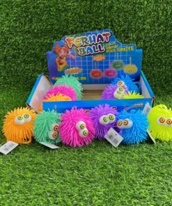 SQUISHY BOLA CON PELOS 1UND