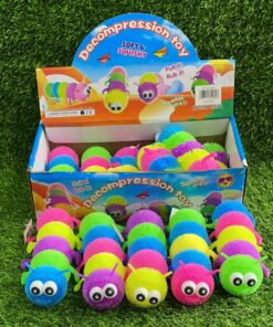 SQUISHY DE ORUGA COLORES 1UND