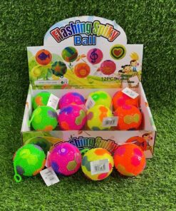 SQUISHY BOLA DE HEXÁGONO CON LUZ 1UND