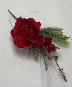 FLOR NAVIDEÑA CON ROSA 1UND