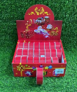 CINTA NAVIDEÑA ROJA 2.5CM*2.7M 1UND
