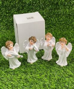 ADORNO CERÁMICA DE ANGELITO 1UND (4PCS)
