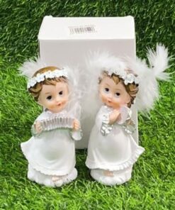 ADORNO CERÁMICA DE ANGELITO 1UND (2PCS)