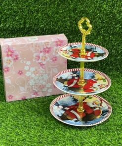 JUEGO DE BANDEJAS CERÁMICAS DE NAVIDEÑA 1UND