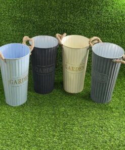 MACETA DE ALUMINIO 19*35CM 1UND