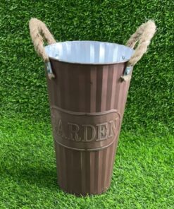 MACETA DE ALUMINIO 15*25CM 1UND