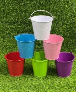 BALDE DE COLOR LISO 10*9.3*6.8CM 1UND