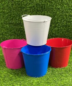 BALDE DE COLOR LISO 16*14.5*12CM 1UND