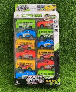 SET DE VEHÍCULO TRANSPORTES 1UND (12PCS)