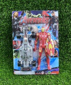 MUÑECO DE AVENGER CON VEHÍCULO 1UND