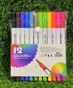 SET DE MARCADOR ACUARELA DE 12 COLORES 1UND