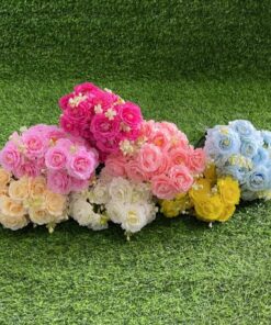RAMO DE FLOR ARTIFICIAL DE PEONIA 1UND