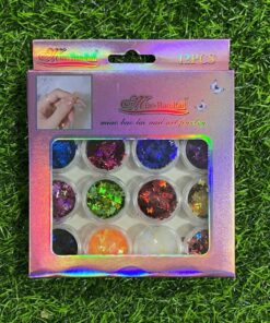ESCARCHA PARA UÑA 1UND (12PCS)