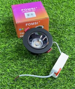 LÁMPARA FOMSI LED 7W NEGRO 1UND