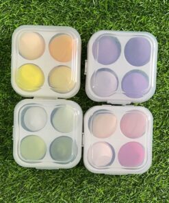 SET DE ESPONJAS PARA MAQUILLAJE EN CAJA 1UND (4PCS)