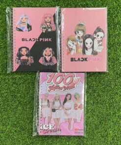 CUADERNO CUADRICULADO DE BLACK PINK 14.5X21CM 1UND