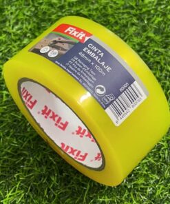 CINTA ADHESIVA AMARILLA TRANSPARENTE 48MM*100M 1UND