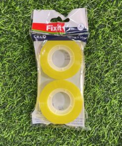 CINTA ADHESIVA AMARLLA TRANSPARENTE 18MM*35M 1UND (2PCS)