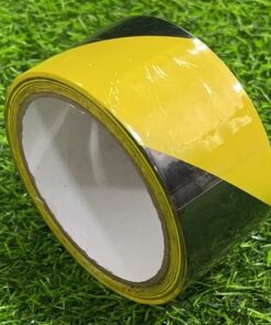 CINTA SENALIZACIÓN DE NEGRO/AMARILLO 48MM*16M 1UND