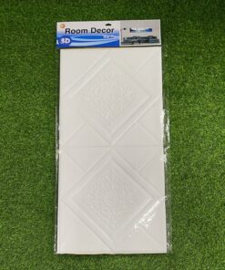 PAPEL TAPIZ BLANCA CON DISEÑO 1UND