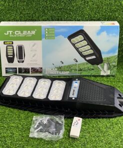 LÁMPARA SOLAR DE JT-CLEAR 400W 1UND +1 SOPORTE TUBO